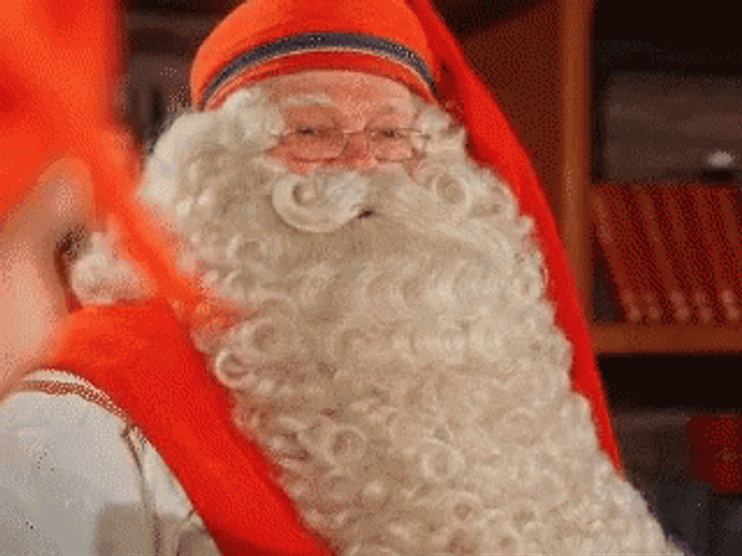 Santa Claus Nodding GIF