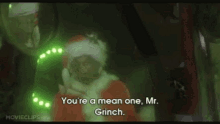 Santa Claus Outfit Check Grinch Meme Mirror Pose GIF