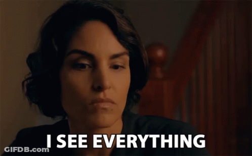 Santa Claus Saying I See Everything GIF
