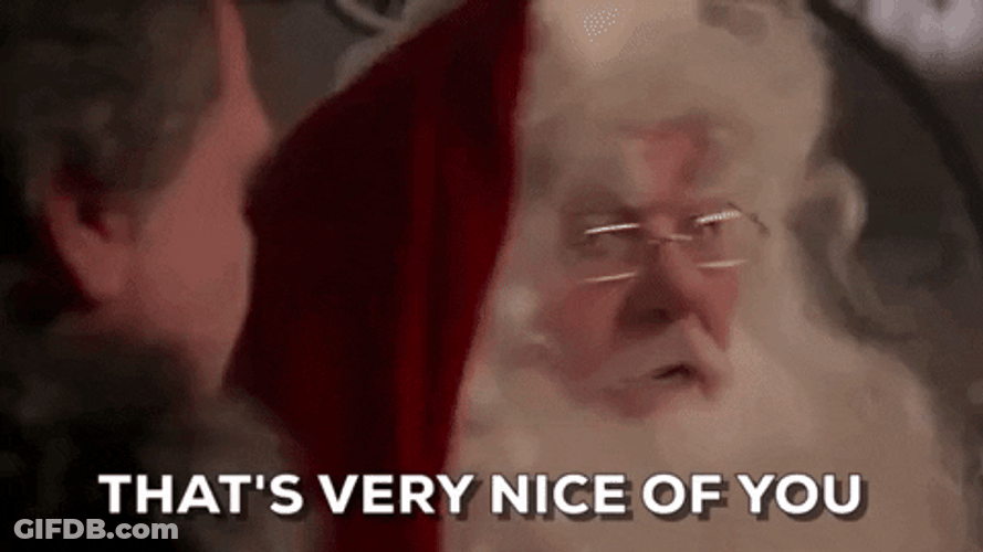 Santa Claus Very Nice Of You GIF