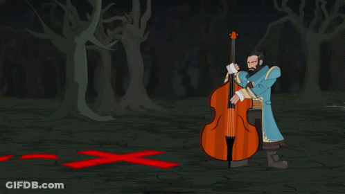 Santa Hat Man Dancing By Christmas Tree GIF