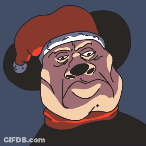 Santa Hat Man With Do It GIF