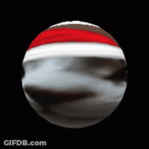 Santa Hat Sphere GIF