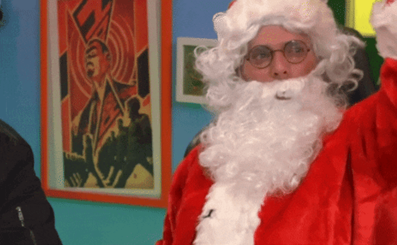 Santa Merry Christmas You Filthy Animal GIF