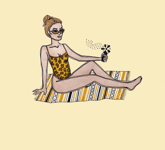Santa Monica Art Girl Beach GIF