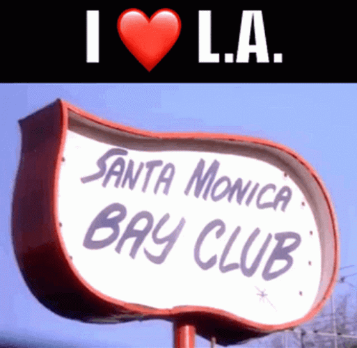 Santa Monica I Love LA GIF