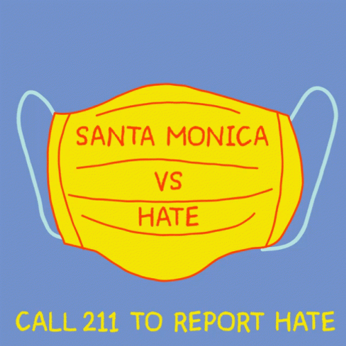 Santa Monica Vs Hate GIF