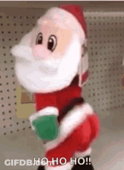 Santa Twerking In Costume GIF