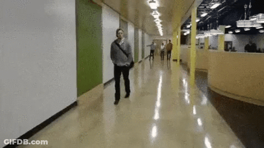Santa Versus Man Pillow Fight GIF