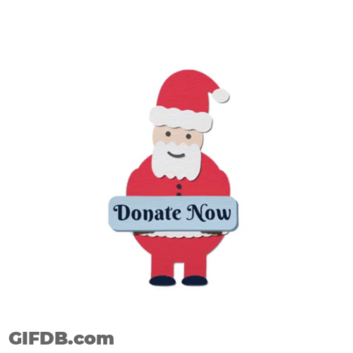 Santa Wants Some Donation GIF