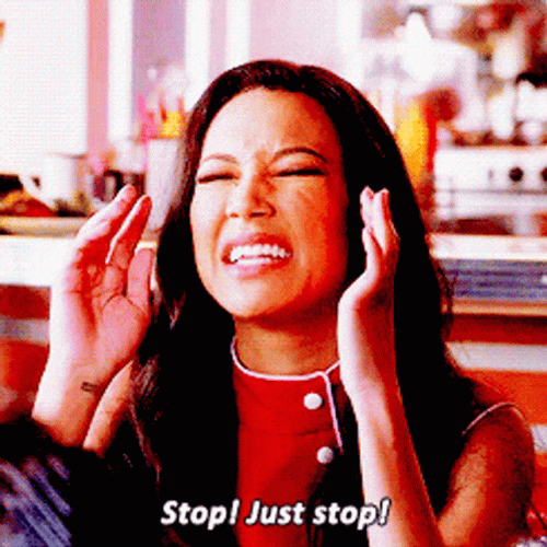 Santana Lopez Just Stop GIF