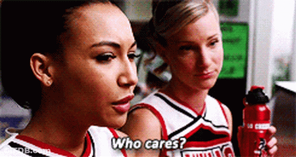 Santana Lopez Who Cares GIF