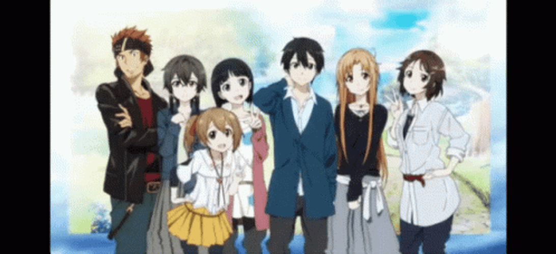 Sao Anime Characters Quick Transformation GIF