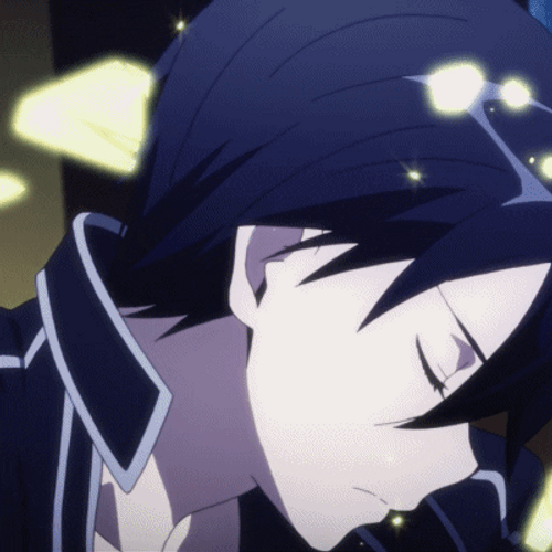 Sao Kirito Fierce Face Side View GIF
