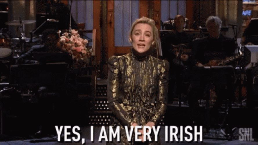 Saoirse Ronan Yes I Am Very Irish GIF