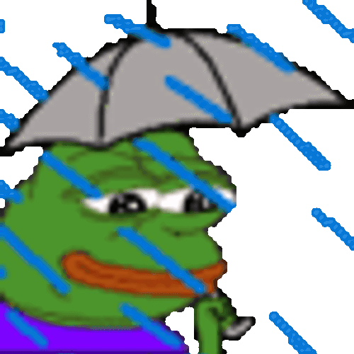 Sapito En Lluvia Sticker GIF