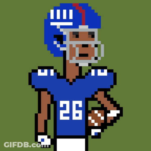 Saquon Barkley Ny Giants Pixel GIF