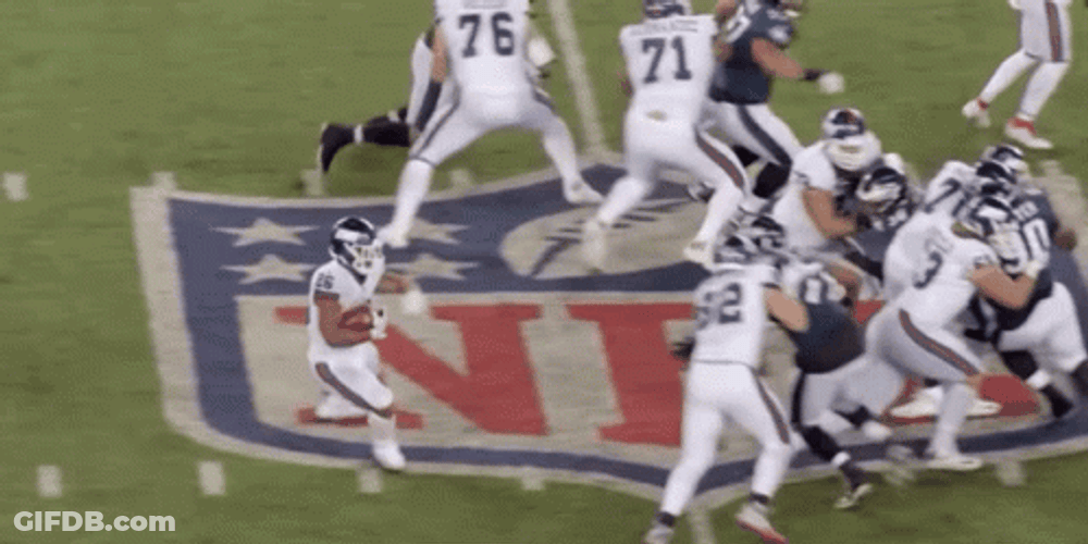 Saquon Barkley Steal Ball GIF