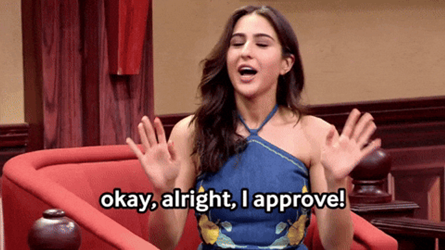 Sara Ali Khan Okay Meme GIF