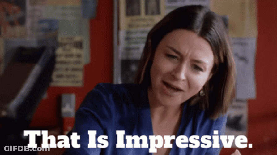 Sara J Dunnigan That Is Impressive GIF