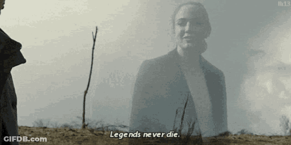 Sara Lance Legends Never Die GIF