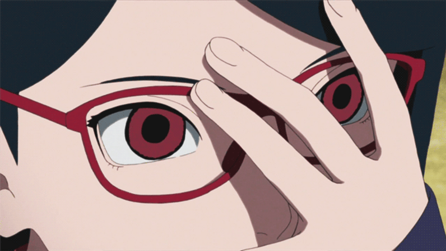 Sarada Uchiha Sharingan GIF