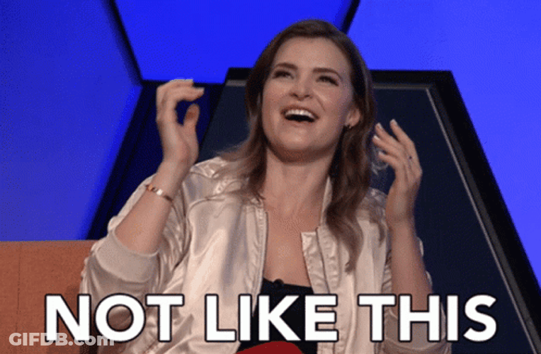 Sarah Not Like This Reaction In TV Shows GIF