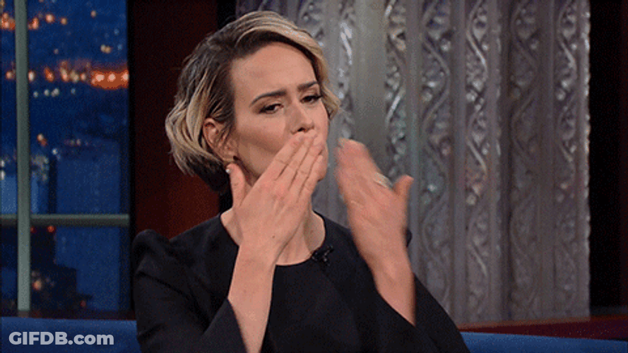 Sarah Paulson Animated Thank You GIF