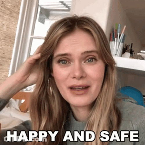 Sarah Paxton Happy And Safe GIF