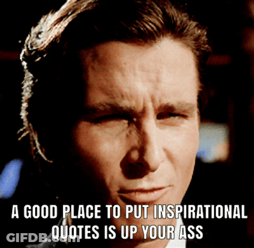 Sarcastic Christian Bale Inspirational Quotes GIF