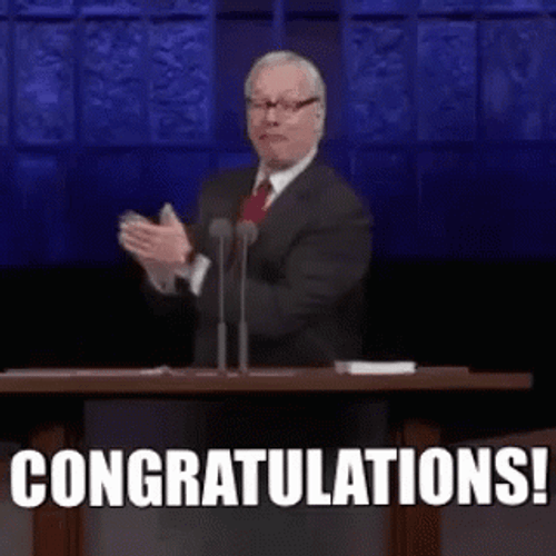 Sarcastic Congratulations Meme GIF