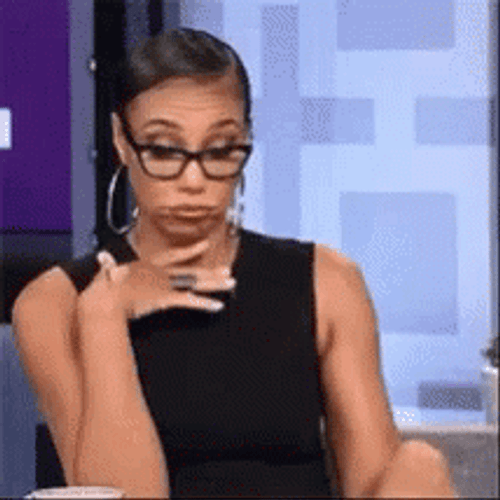 Sarcastic Girl Shrug GIF