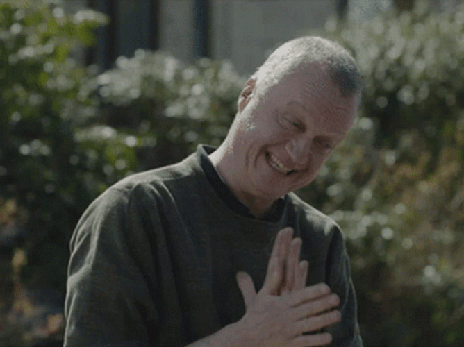 Sarcastic Guy Clapping And Satisfied GIF
