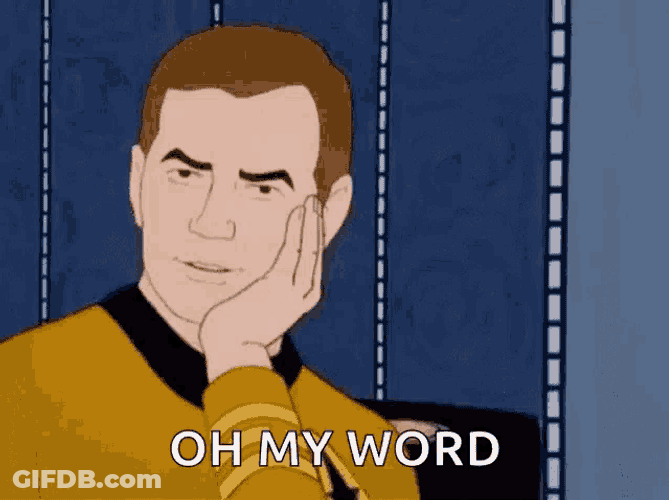 Sarcastic Kirk GIF