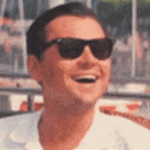 Sarcastic Laugh Sunglasses Leonardo DiCaprio GIF