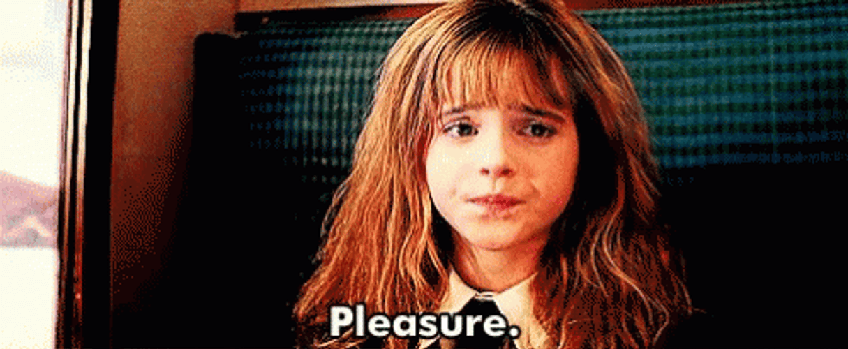 Sarcastic Young Hermione Granger GIF