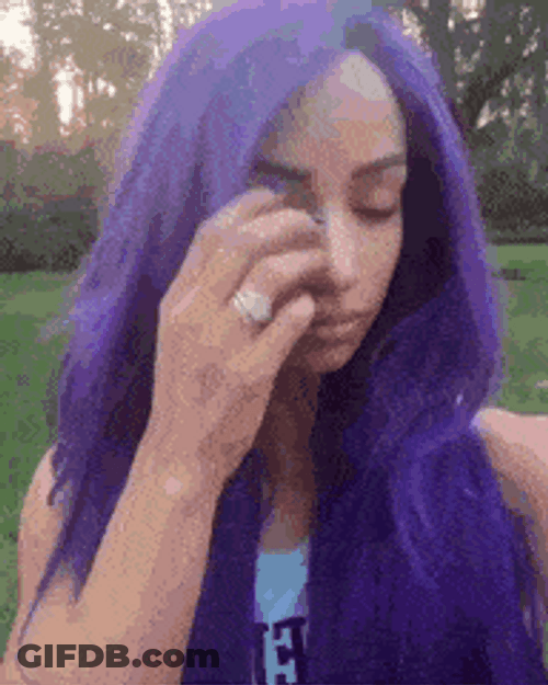 Sasha Banks Blue Hair Selfie Shot GIF