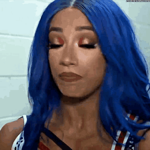 Sasha Banks Okay Nod GIF