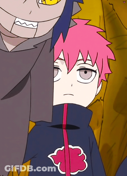 Sasori Cute Chibi Naruto Anime GIF
