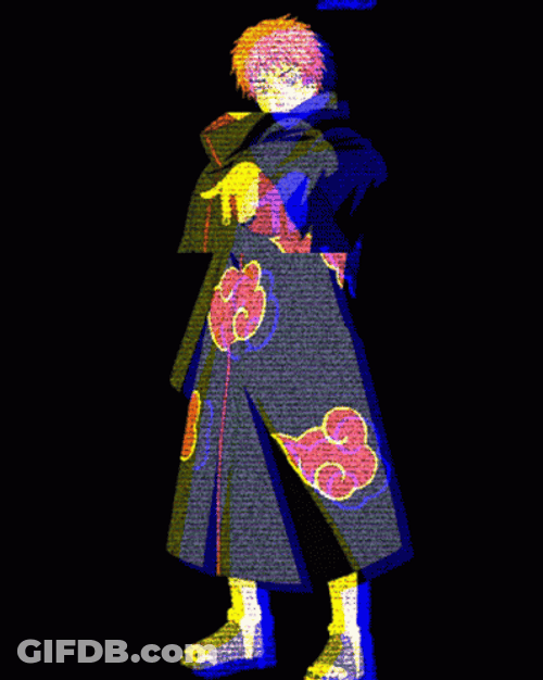 Sasori Glitch Pose Naruto Anime GIF