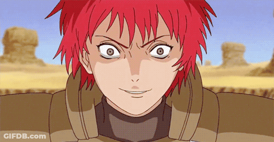 Sasori Puppet Control Excited Reaction GIF