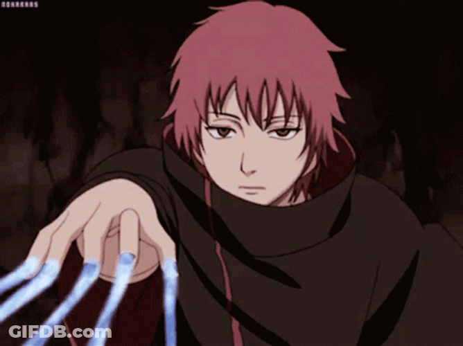 Sasori Puppet Control Power Naruto GIF