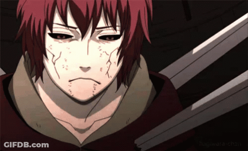 Sasori Puppet Face Crack Smile GIF