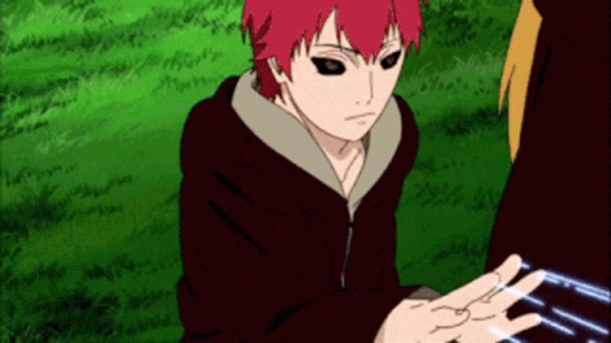 Sasori Puppet Fingers Technique Naruto GIF