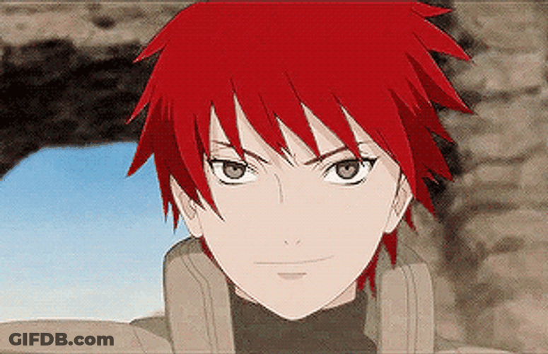 Sasori Shinobi Hyped Naruto Anime GIF
