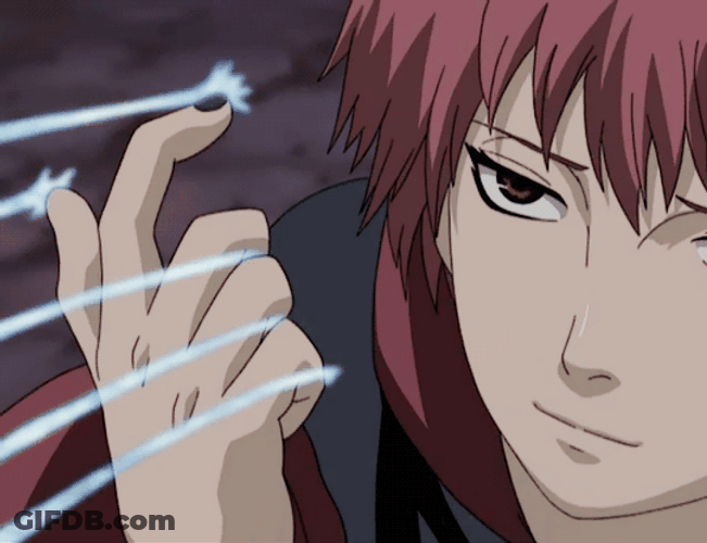 Sasori Shinobi Puppet Strings Fingers GIF