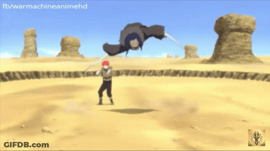 Sasori Versus Konan Third Kazekage GIF