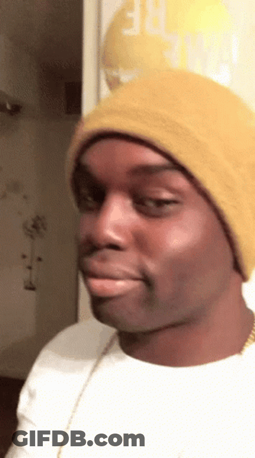 Sassy Black Man Yep Expression GIF