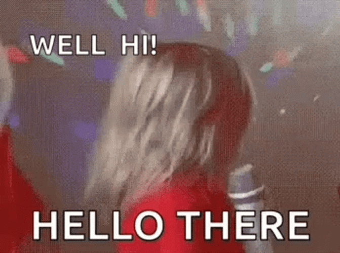 Sassy Funny Little Girl Well Hello There Meme GIF