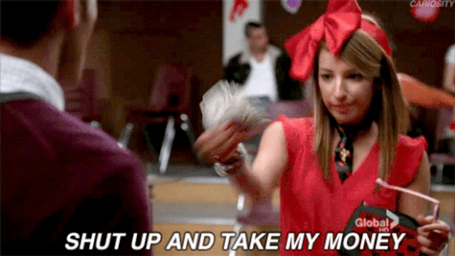 Sassy Girl Take My Money GIF